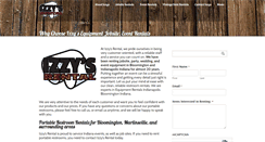Desktop Screenshot of izzysrental.com